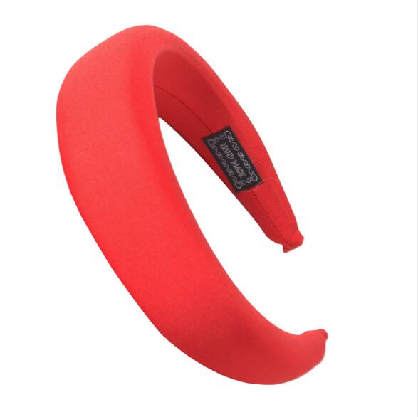 European ins hair band creative new milk velvet sponge hair band thickened flannelette black headband women wy158
