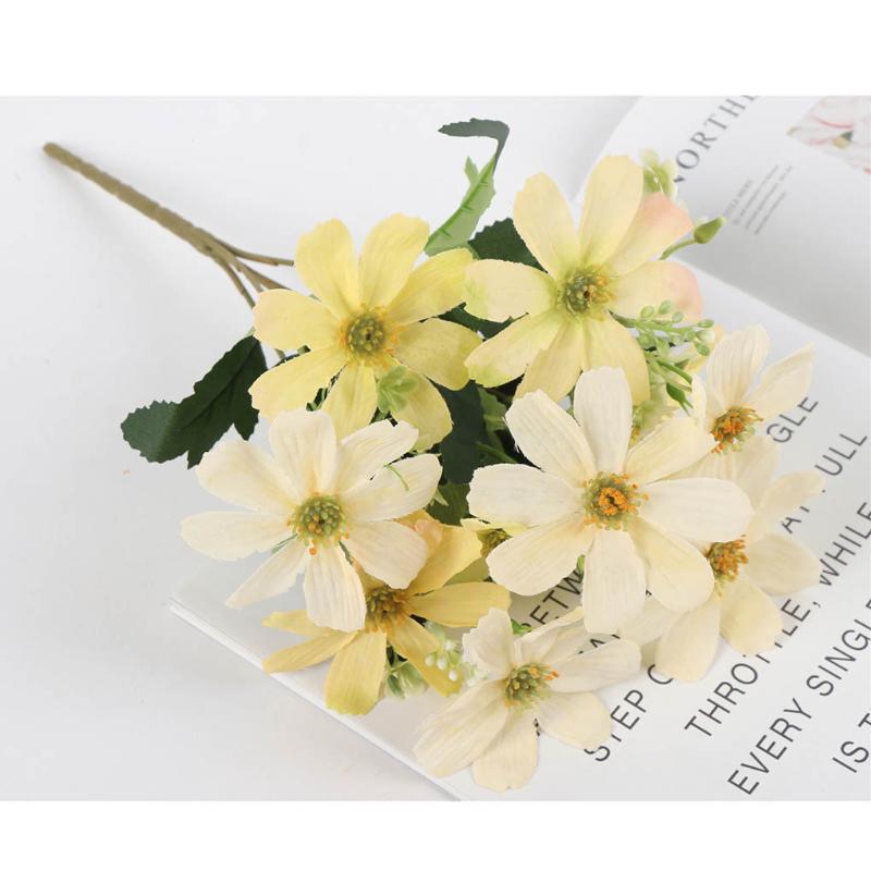 Artificial Chrysanthemum Home Hotel Floral Centerpiece Decor Wedding Party Ceremony Silk Cloth Fake Flower, Beige 
Artificial Chrysanthemum Home Hotel Floral Centerpiece Decor Wedding Party Ceremony Silk Cloth Fake Flower, Beige