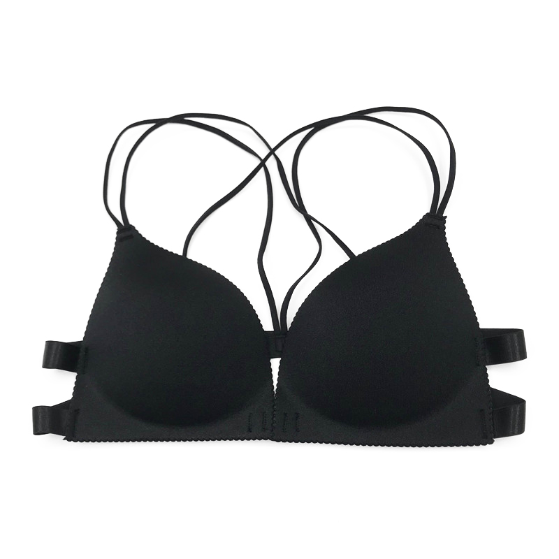 2019 New Arrival Fashion Designed Ladies Bra Women Sexy Solid Wireless Bra Breathable Chest Pad Wearing Comfortable