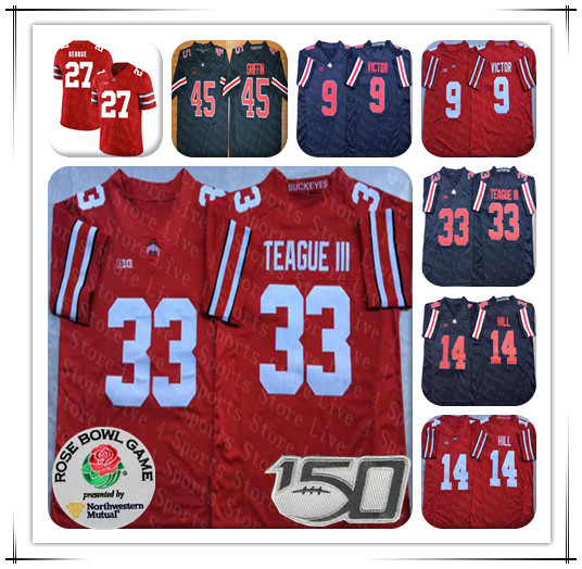 2019 Ohio State Buckeyes College Jersey 9 Binjimen Victor 33 Master Teague III 27 Eddie George 45 Archie Griffin Stitched Shirt Black 150TH, 9 black
2019 Ohio State Buckeyes College Jersey 9 Binjimen Victor 33 Master Teague III 27 Eddie George 45 Archie Griffin Stitched Shirt Black 150TH, 9 black