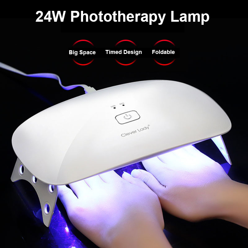 UV LED Nail Lamp 24W USB Charging Nail Dryer UV Light for Gel Nails Fast Curing Gel Polish Tools, White
UV LED Nail Lamp 24W USB Charging Nail Dryer UV Light for Gel Nails Fast Curing Gel Polish Tools, White
