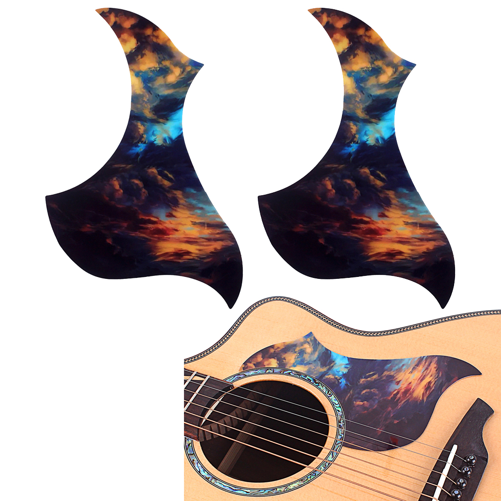 2 Pack of Acoustic Guitar Pickguard Droplets Or Bird Self-adhesive Pick Guard PVC Protects Your Guitar Surface
2 Pack of Acoustic Guitar Pickguard Droplets Or Bird Self-adhesive Pick Guard PVC Protects Your Guitar Surface