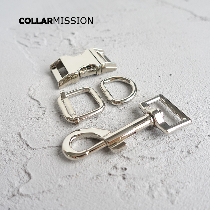 metal buckle+adjust buckle+D ring+metal dog clasp/set) DIY dog collar 20mm webbing sewing accessory retailing plated buckle
metal buckle+adjust buckle+D ring+metal dog clasp/set) DIY dog collar 20mm webbing sewing accessory retailing plated buckle