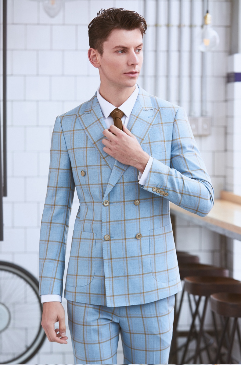 New Arrival Two Pieces Suits Men Fashion Blazer Dinner Party Formal Groomsmen Wear Wedding Tuxedos Custom Made(Jacket+Pants)