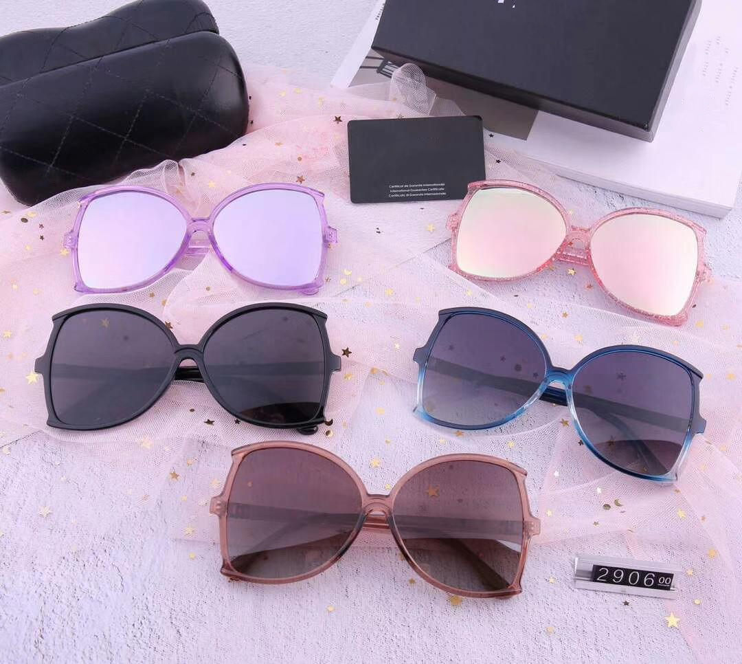Luxary- Oversized Sunglasses Fashion Sunglasses Cases Designer Box Sunglasses Mirror Bag Sunglass Boxes Polarized Test Card Glasses Cloth