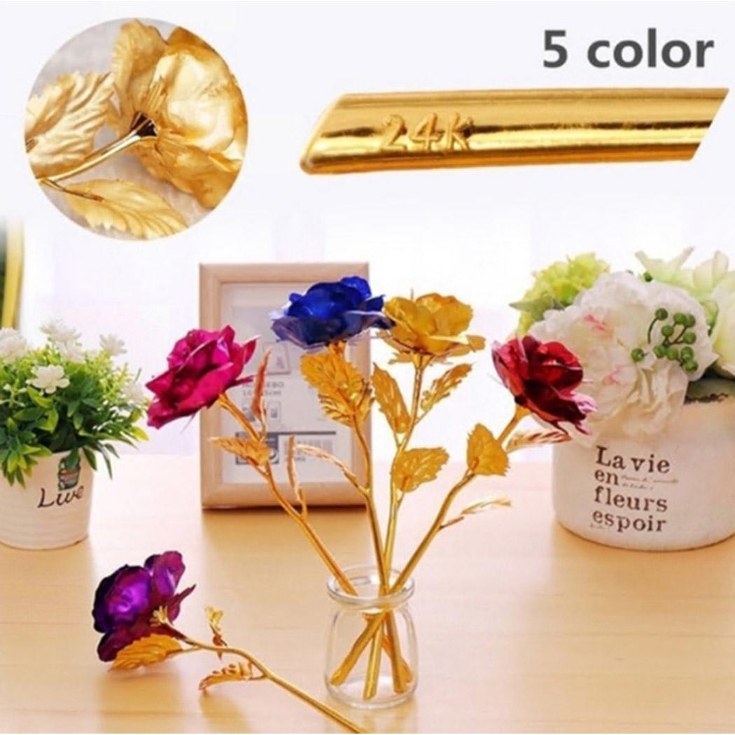 Rose Flower Multi-Color Plated Rose Romantic Artificial Valentine Day Box, Bag Valentiine's Gift Home Decoration, Red
Rose Flower Multi-Color Plated Rose Romantic Artificial Valentine Day Box, Bag Valentiine's Gift Home Decoration, Red