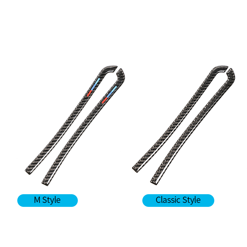For BMW X5 F15 X6 F16 X3 F25 X4 F26 Carbon Fiber Rearview Mirror Anti-rub Strip Car Styling Anti-collision Stickers Accessories