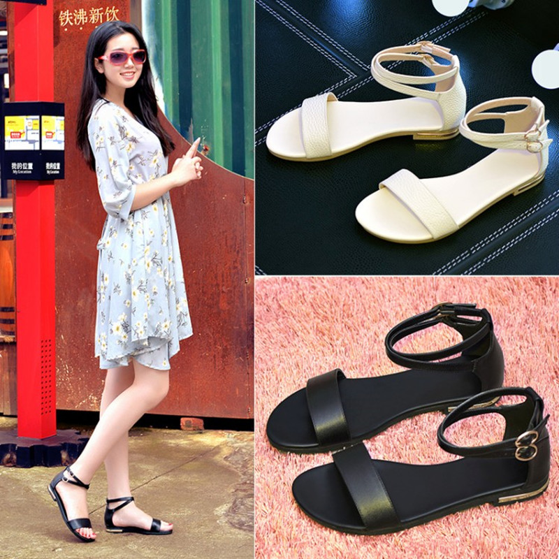 2020 big size 46 genuine leather shoes women sandals ankle strap summer shoes woman flat beach female, Gold
2020 big size 46 genuine leather shoes women sandals ankle strap summer shoes woman flat beach female, Gold