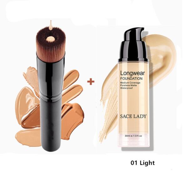 sace lady make up set foundation 30ml liquid foundation matte high coverage concealer cream base maquiagem makeup brushes
sace lady make up set foundation 30ml liquid foundation matte high coverage concealer cream base maquiagem makeup brushes