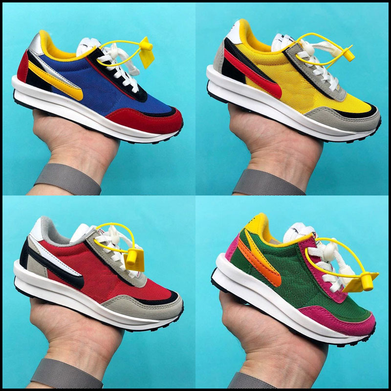 Sacai x LDWaffle Kids Running shoes Boys Girls Green Gusto Sneaker Waffle Pine Green Sneakers Waffle Sports Trainers, Black
Sacai x LDWaffle Kids Running shoes Boys Girls Green Gusto Sneaker Waffle Pine Green Sneakers Waffle Sports Trainers, Black