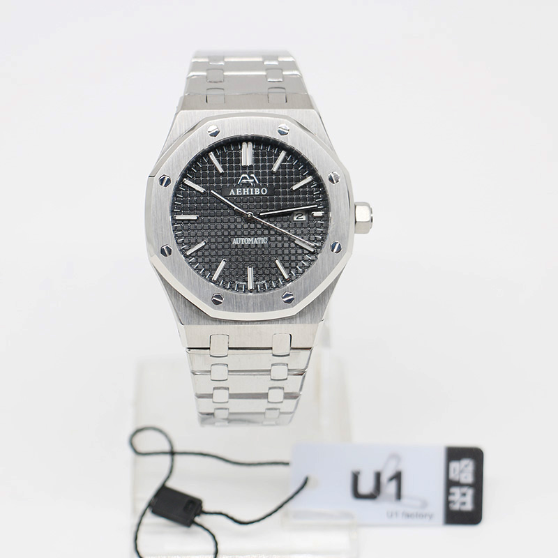 U1 Factory Quality V3 AEHIBO Brand Black Dial Automatic Mechanical Glass Back Mens Watch 42MM Stainless Steel Watches Royal Oak Wristwatches, Shipping cost for faster way
U1 Factory Quality V3 AEHIBO Brand Black Dial Automatic Mechanical Glass Back Mens Watch 42MM Stainless Steel Watches Royal Oak Wristwatches, Shipping cost for faster way