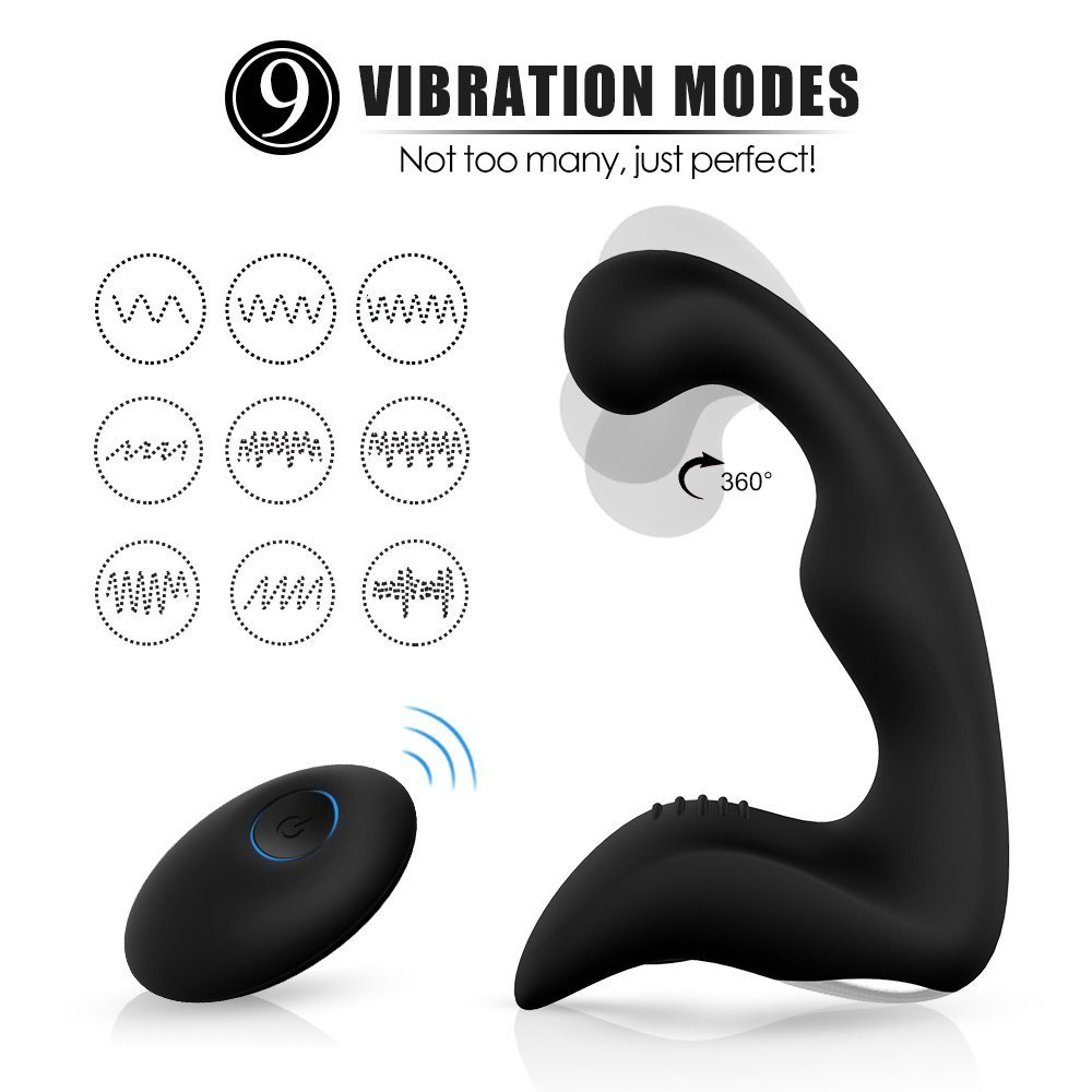 PHANXY Remote Control Male Prostate Massager Vibrator Men Silicone Butt SexToy For Gay beginners Tail Anal Plug Sex Toy Y200422