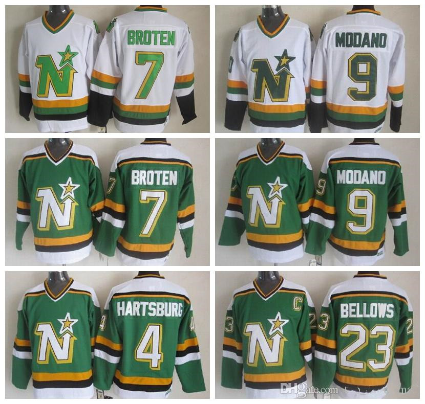 Men 4 Craig Hartsburg Jersey Dallas Stars 9 Mike Modano 7 Neal Broten 23 Brian Bellows Ice Hockey Jerseys Vintage CCM Green White, Colour 3
Men 4 Craig Hartsburg Jersey Dallas Stars 9 Mike Modano 7 Neal Broten 23 Brian Bellows Ice Hockey Jerseys Vintage CCM Green White, Colour 3