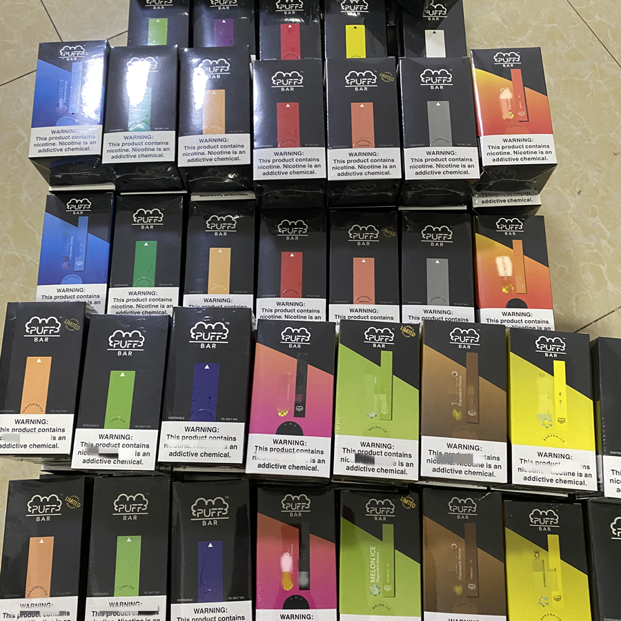 DHL Fast Shipping Most Popular Puff Bar Disposable Vape Device 280mAh Battery 1.3ml Cartridge Puff Bar Pre-filled Kit with Security Code
DHL Fast Shipping Most Popular Puff Bar Disposable Vape Device 280mAh Battery 1.3ml Cartridge Puff Bar Pre-filled Kit with Security Code