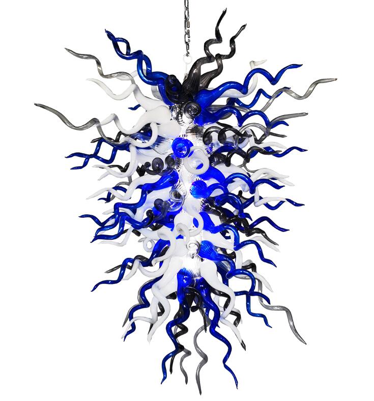 Wholesale Hand Blown Lamps Chandeliers Lighting for House Art Decoration Cobalt Blue White Grey Color Modern LED Chandelier
Wholesale Hand Blown Lamps Chandeliers Lighting for House Art Decoration Cobalt Blue White Grey Color Modern LED Chandelier