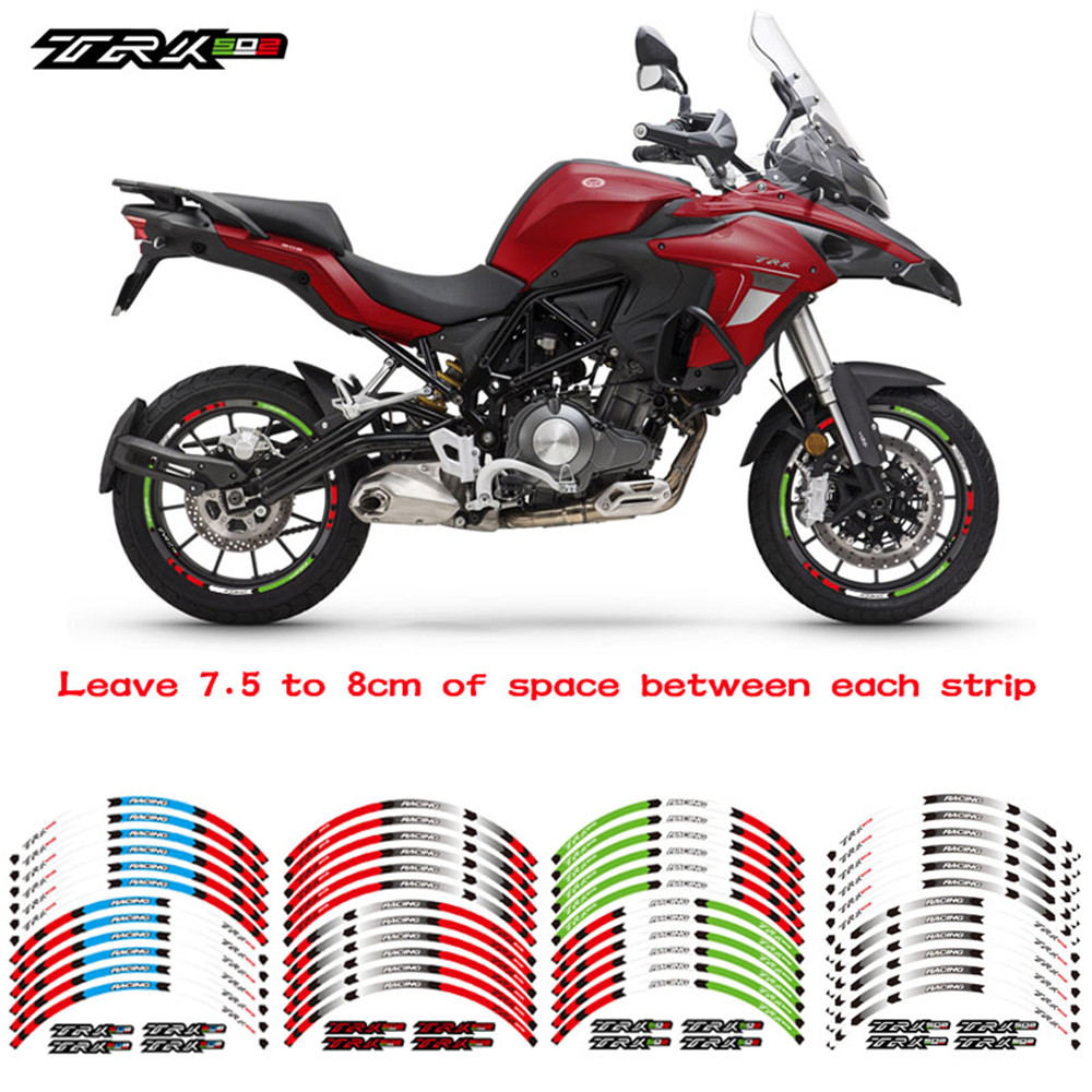 New high quality 12 Pcs Fit Motorcycle Wheel Sticker stripe Reflective Rim For Benelli TRK 502
New high quality 12 Pcs Fit Motorcycle Wheel Sticker stripe Reflective Rim For Benelli TRK 502