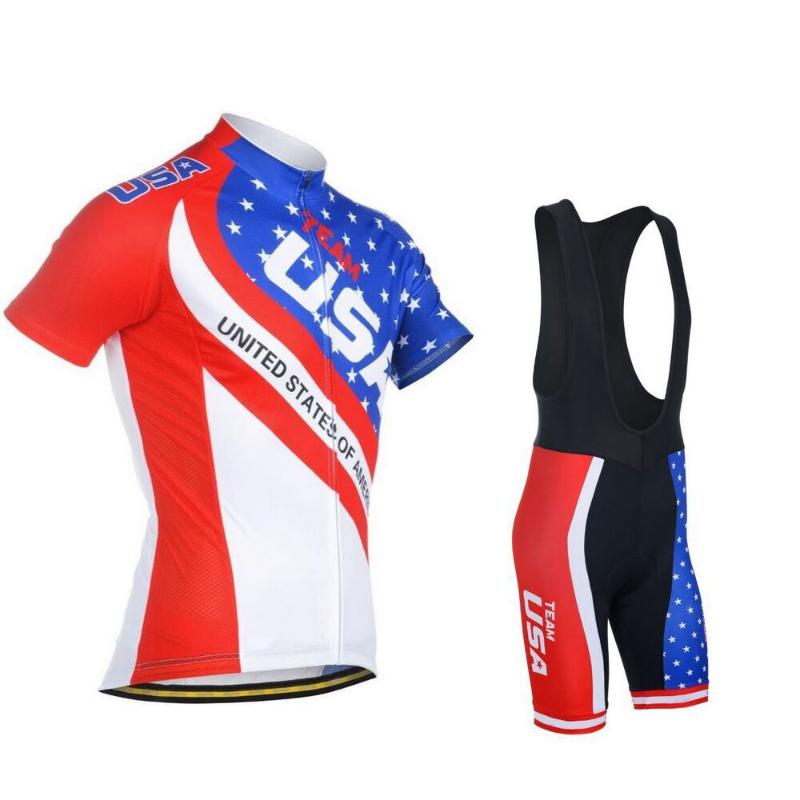 Popular team USA hombre racing jersey ciclismo biking wear maillot bib shorts cullot 9D gel pad back pockets nice material, Only jersey
Popular team USA hombre racing jersey ciclismo biking wear maillot bib shorts cullot 9D gel pad back pockets nice material, Only jersey