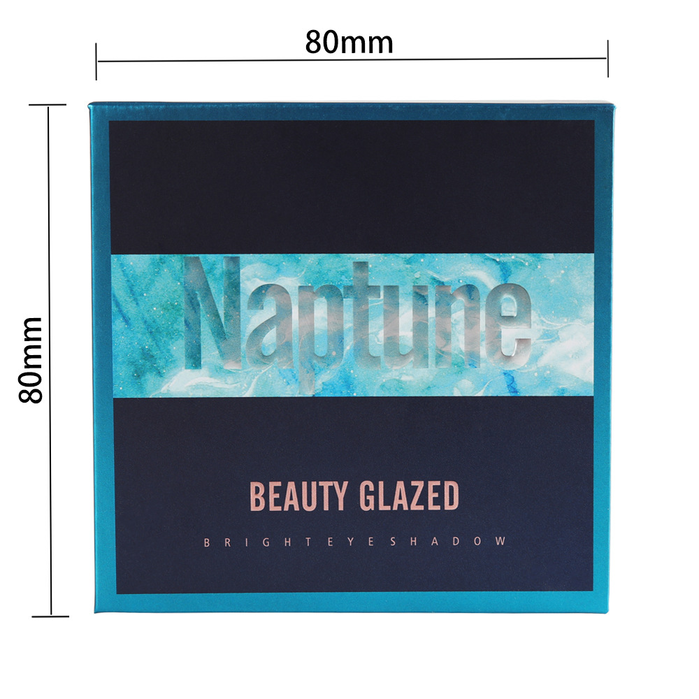 9 Color Yellow Beauty Glazed Makeup Eyeshadow Pallete Makeup Brushes Shimmer Pigmented Eye Shadow Palette Make Up Palette