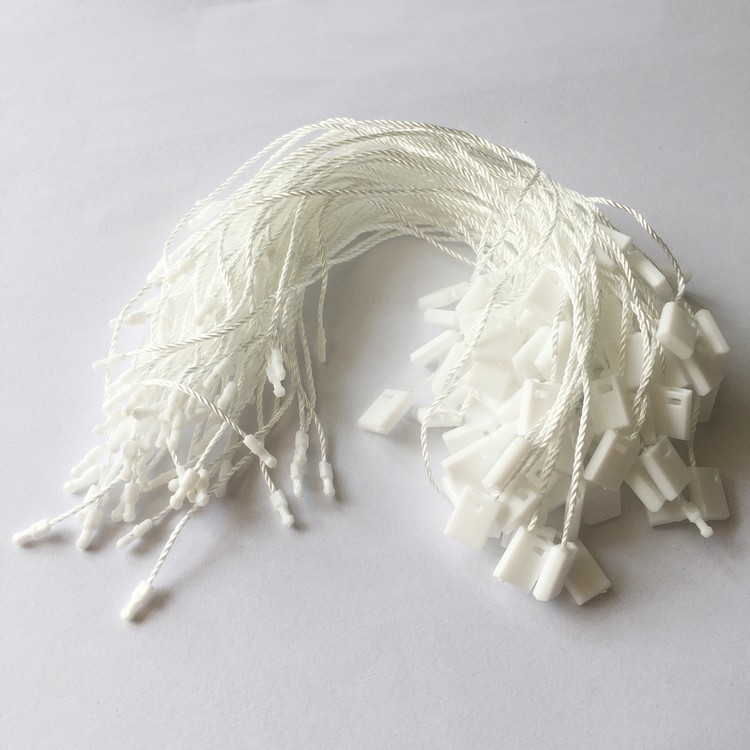 wholesale White hangtag string 250pcs notions common use clothes tags for clothing and jeans