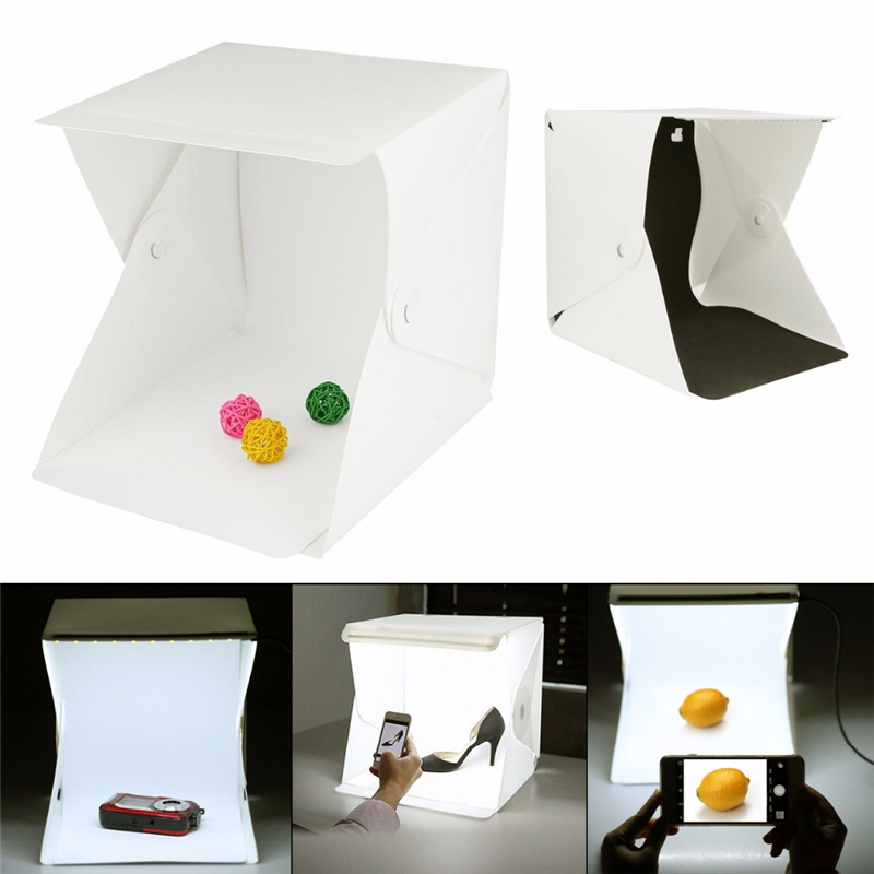 Portable Folding Lightbox Photography Table Top Light Including White Black Background USB Cable Power for Photo Background
Portable Folding Lightbox Photography Table Top Light Including White Black Background USB Cable Power for Photo Background