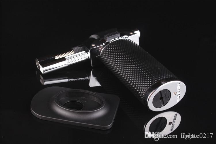 Scorch Jet Flame Kitchen Torch Metal creme brulee Windproof RefillableTorch Lighter Gas Butane W260202