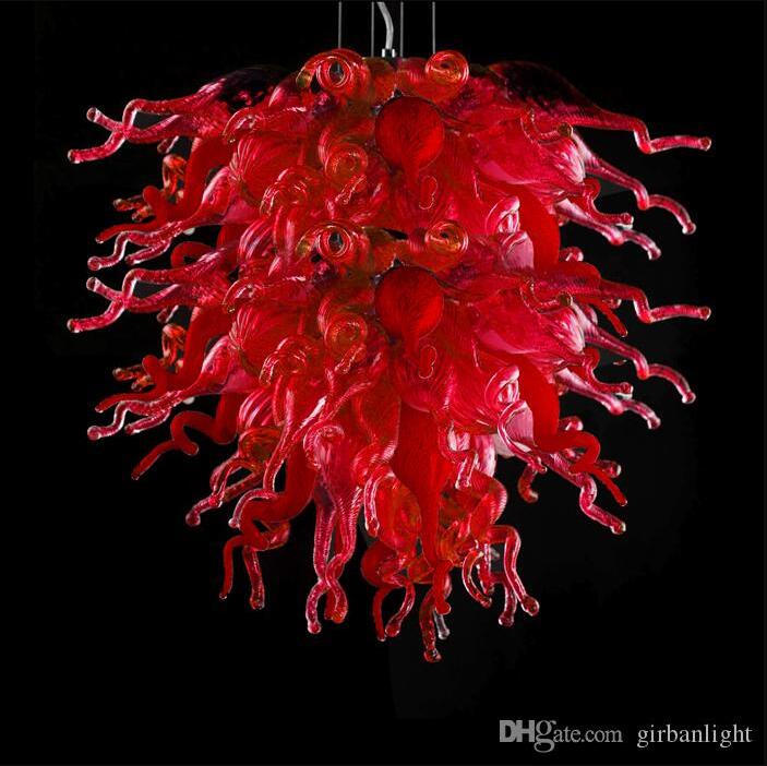 Style Blown Chandeliers Lamp Red Glass Modern Art Deco Small Chandelier for Home Decor
Style Blown Chandeliers Lamp Red Glass Modern Art Deco Small Chandelier for Home Decor