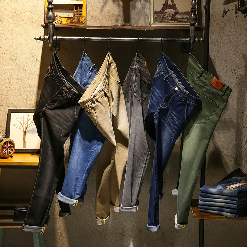 2020 New Autumn Spring Men's Elastic Jeans Fashion Slim Skinny Jeans Casual Pants Trousers Jean Male Green Black Blue Gray White
2020 New Autumn Spring Men's Elastic Jeans Fashion Slim Skinny Jeans Casual Pants Trousers Jean Male Green Black Blue Gray White