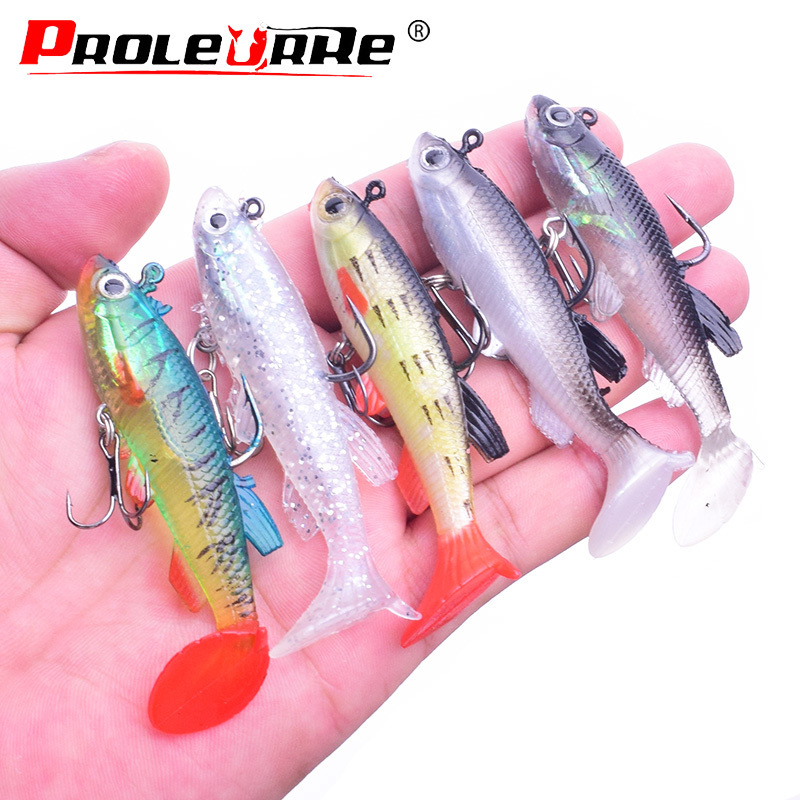 7.5cm 13g Soft Minnow Bass Soft Lure For Fishing Shad Fishing Worm Seabass Jig Head Silicone Bait Fly Fishing Lead Hook Bait
7.5cm 13g Soft Minnow Bass Soft Lure For Fishing Shad Fishing Worm Seabass Jig Head Silicone Bait Fly Fishing Lead Hook Bait