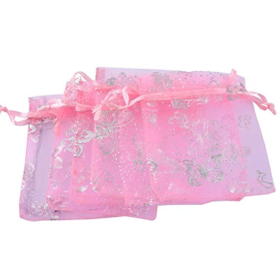 Pink Butterfly Organza Gift Bags Wedding Favour Bags Jewellery Pouches 7cm x9cm Small
Pink Butterfly Organza Gift Bags Wedding Favour Bags Jewellery Pouches 7cm x9cm Small