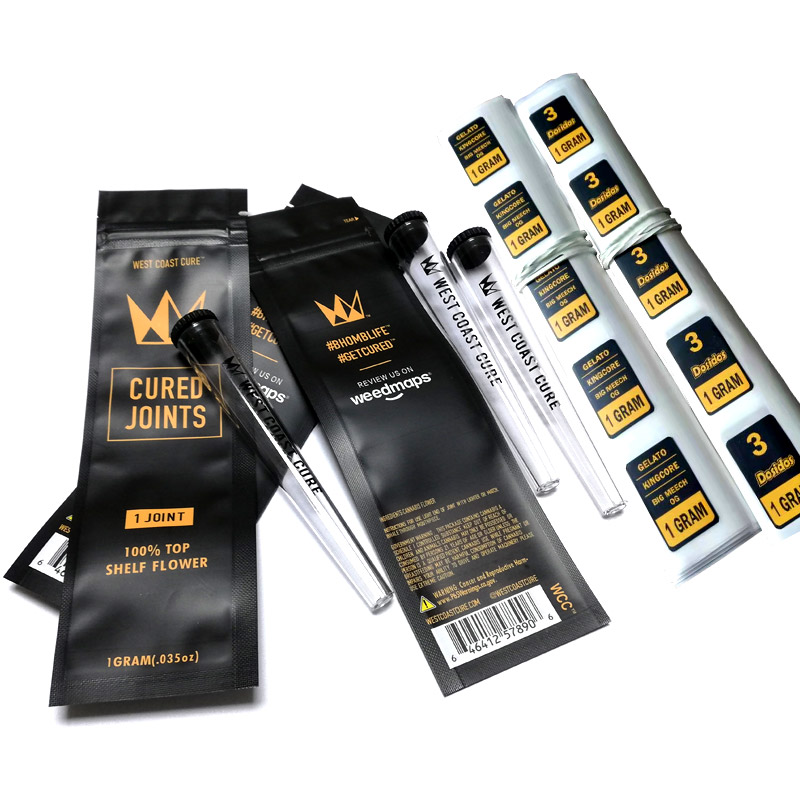 West Coast Cure 3PCS 1PC CURED JOINTS BAG +PLASTIC TUBE Packaging moonrock Preroll Pre-rolled tube Package joint Best DHL Free
West Coast Cure 3PCS 1PC CURED JOINTS BAG +PLASTIC TUBE Packaging moonrock Preroll Pre-rolled tube Package joint Best DHL Free