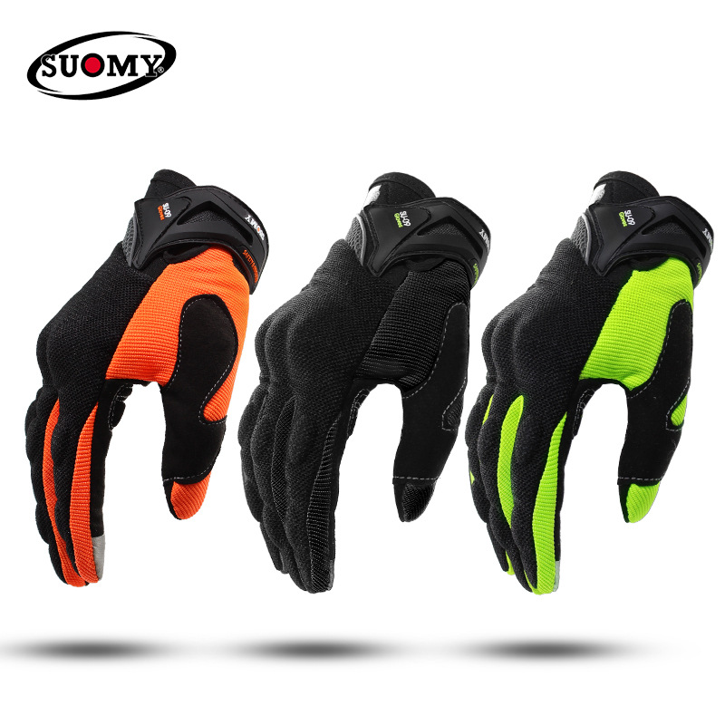 SUOMY Motorcycle Gloves Racing Summer Full Finger Protective guantes moto Motocross luva motociclista Cycle Touch Screen Bicycle Gloves, Black
SUOMY Motorcycle Gloves Racing Summer Full Finger Protective guantes moto Motocross luva motociclista Cycle Touch Screen Bicycle Gloves, Black