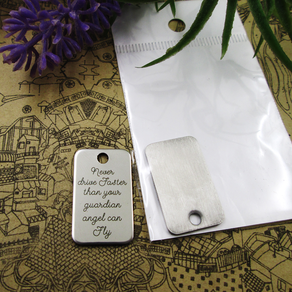 40pcs--"never drive faster than your guardian"stainless steel charms more style for choosing DIY Charms pendants for necklace
40pcs--"never drive faster than your guardian"stainless steel charms more style for choosing DIY Charms pendants for necklace