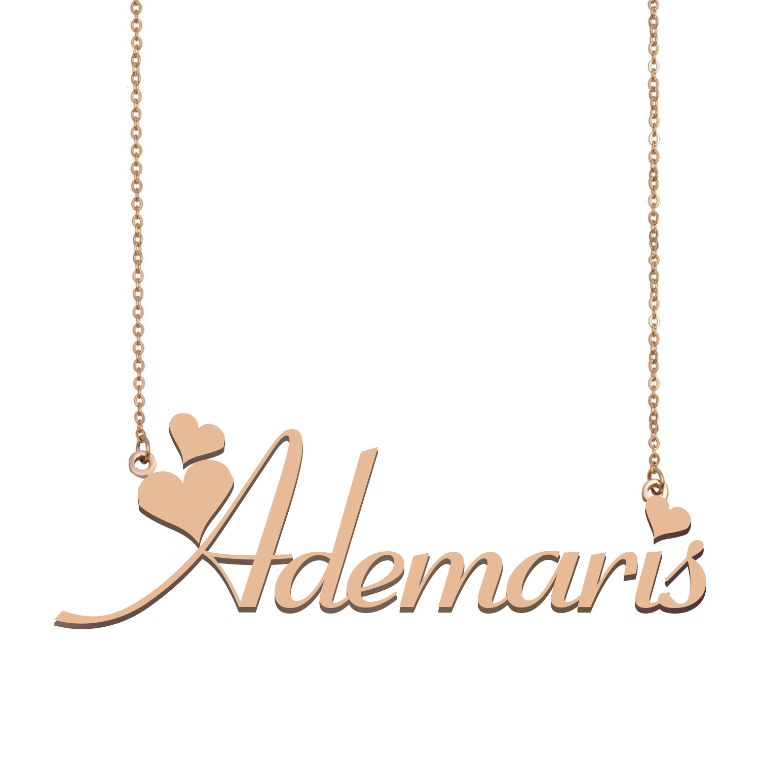 Ademaris Name Necklace Pendant for Women Girls Birthday Gift Custom Nameplate Children Best Friends Jewelry 18k Gold Plated Stainless Steel, Silver
Ademaris Name Necklace Pendant for Women Girls Birthday Gift Custom Nameplate Children Best Friends Jewelry 18k Gold Plated Stainless Steel, Silver