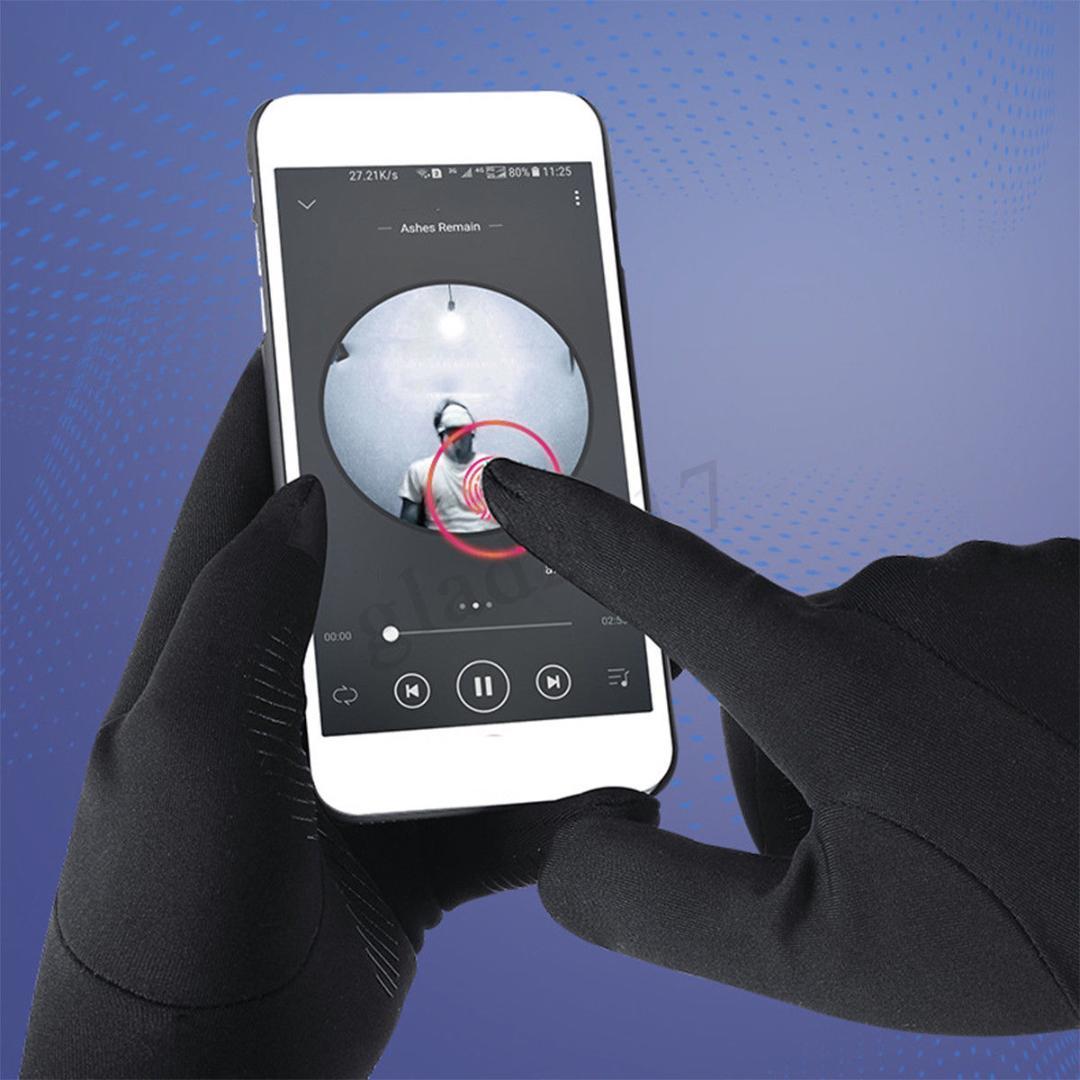 Fashion-Ski Black Gloves Unisex Waterproof Anti-Slip Mittens Winter Driving Gloves Windproof TouchScreen Handschoenen