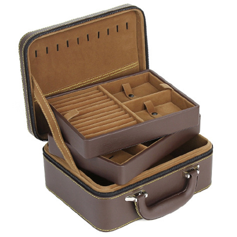 Large-Capacity Multilayer Ring Jewelry Box Necklace, Etc. Storage Box Women's Wedding Anniversary Valentine's Day Gift Outside
Large-Capacity Multilayer Ring Jewelry Box Necklace, Etc. Storage Box Women's Wedding Anniversary Valentine's Day Gift Outside