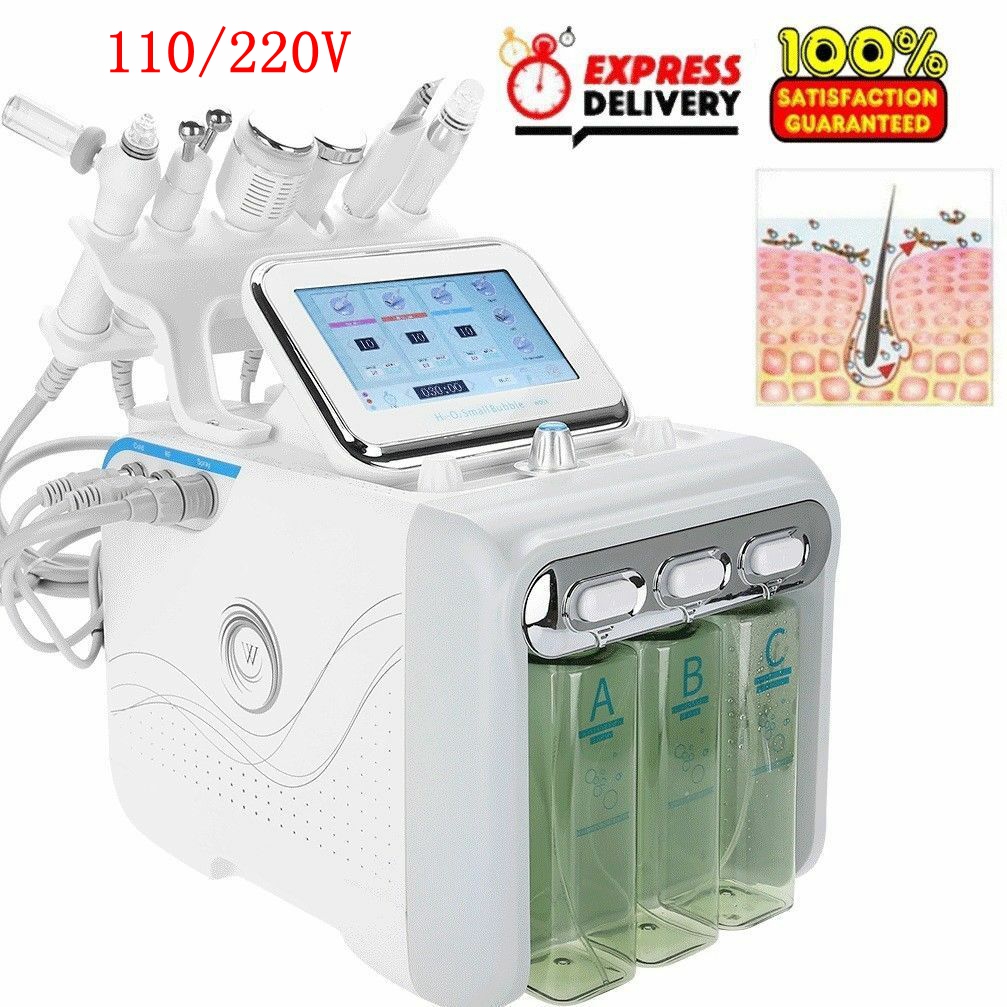 6 in 1 Function Portable H2 O2 Hydrafacial Machine Skin Vacuum Dermabrasion Aqua Peeling Face Lift Blackhead Removal
6 in 1 Function Portable H2 O2 Hydrafacial Machine Skin Vacuum Dermabrasion Aqua Peeling Face Lift Blackhead Removal
