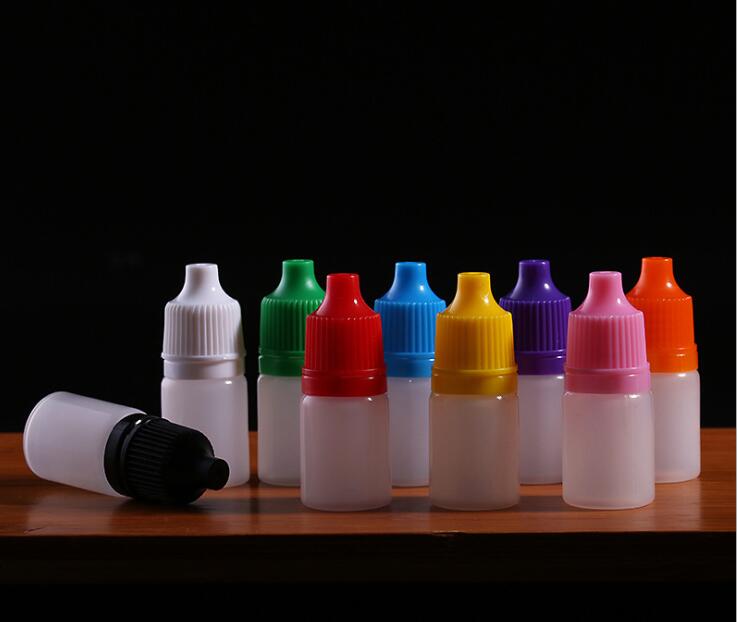 5ml Dropper Bottle Liquid Bottle Eye Liquid Dropper Refillable Bottle Empty Plastic Squeezable Dropper Bottles Sample Eyes Refillable Tools