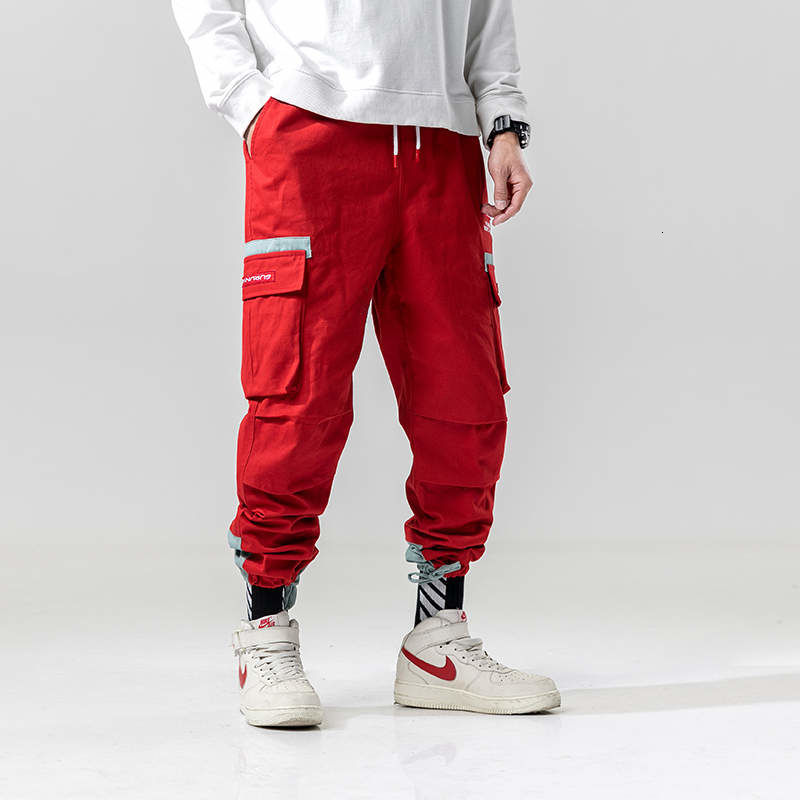 SingleRoad Hip Hop Harem Cargo Pants Men 2019 Side Pockets Trousers Joggers Streetwear Male Fashion Casual Sweatpants Jogger Men LY191203