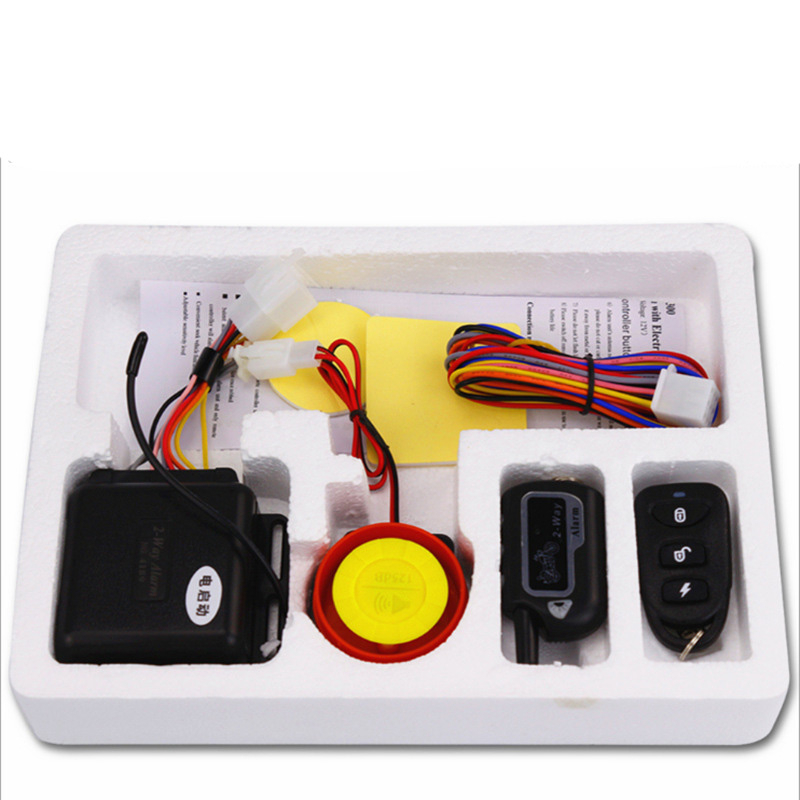 Universal Two-way Motorcycle Scooter Anti-theft Security Alarm System Moto Remote Control Engine Start Alarme Moto Speaker Key
Universal Two-way Motorcycle Scooter Anti-theft Security Alarm System Moto Remote Control Engine Start Alarme Moto Speaker Key