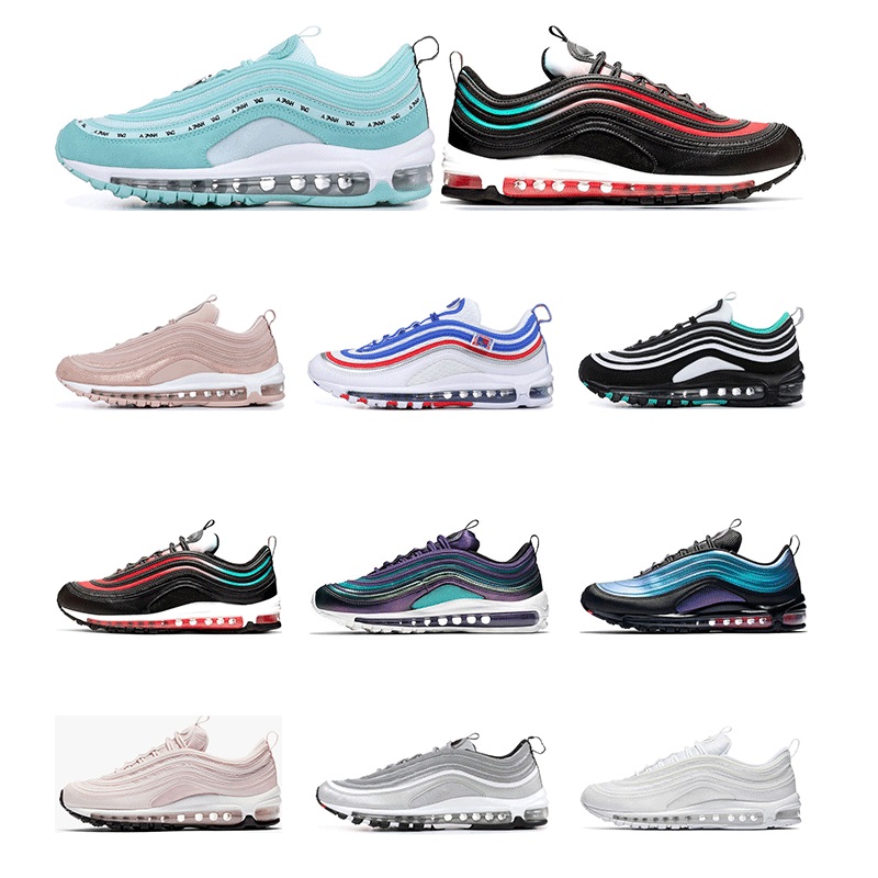 Wholesale Running Shoes Sliver Bullet South Beach Barely Rose Triple White Black Have a day Men women Trainer Sports Sneaker Size 36-46