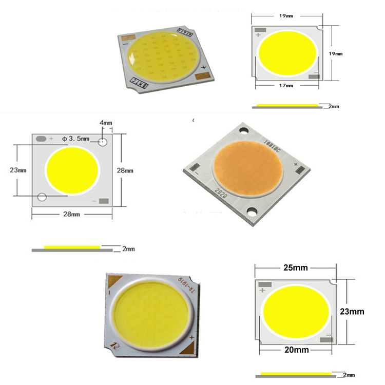 Light Beads 9W 12W 15W 20W 30W high power COB led chip 300mA DC31-102V light emitting area 17MM 20MM 23MM COB diode
