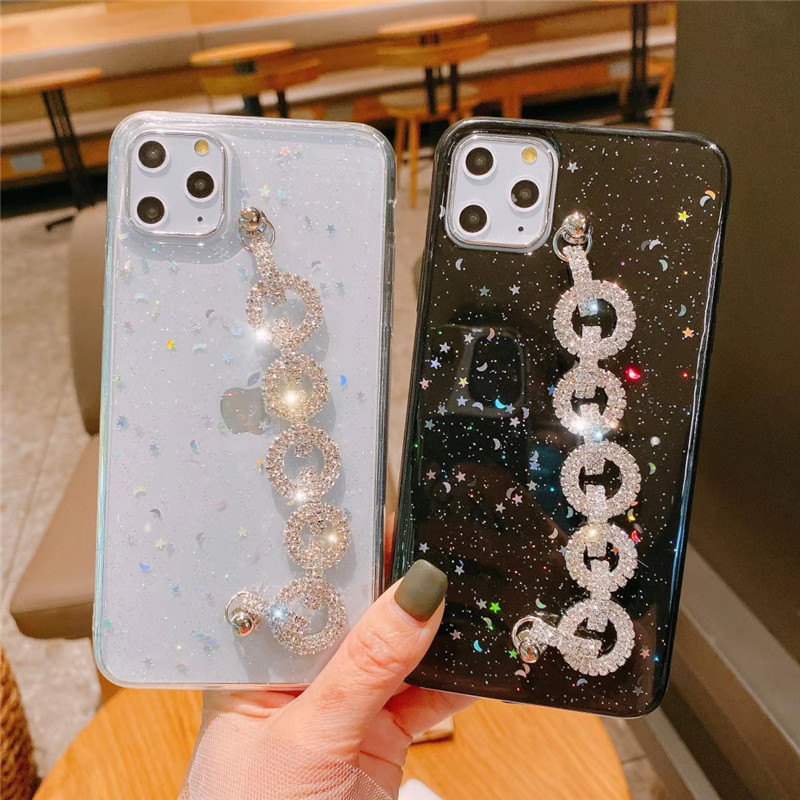 Luxury Fashion Goddess Rhinestone Diamond Bracelet Chain Bling Glitter Stars Case Cover For iPhone 12 Mini 11 Pro XS Max XR X 8 7 6S Plus SE, White
Luxury Fashion Goddess Rhinestone Diamond Bracelet Chain Bling Glitter Stars Case Cover For iPhone 12 Mini 11 Pro XS Max XR X 8 7 6S Plus SE, White