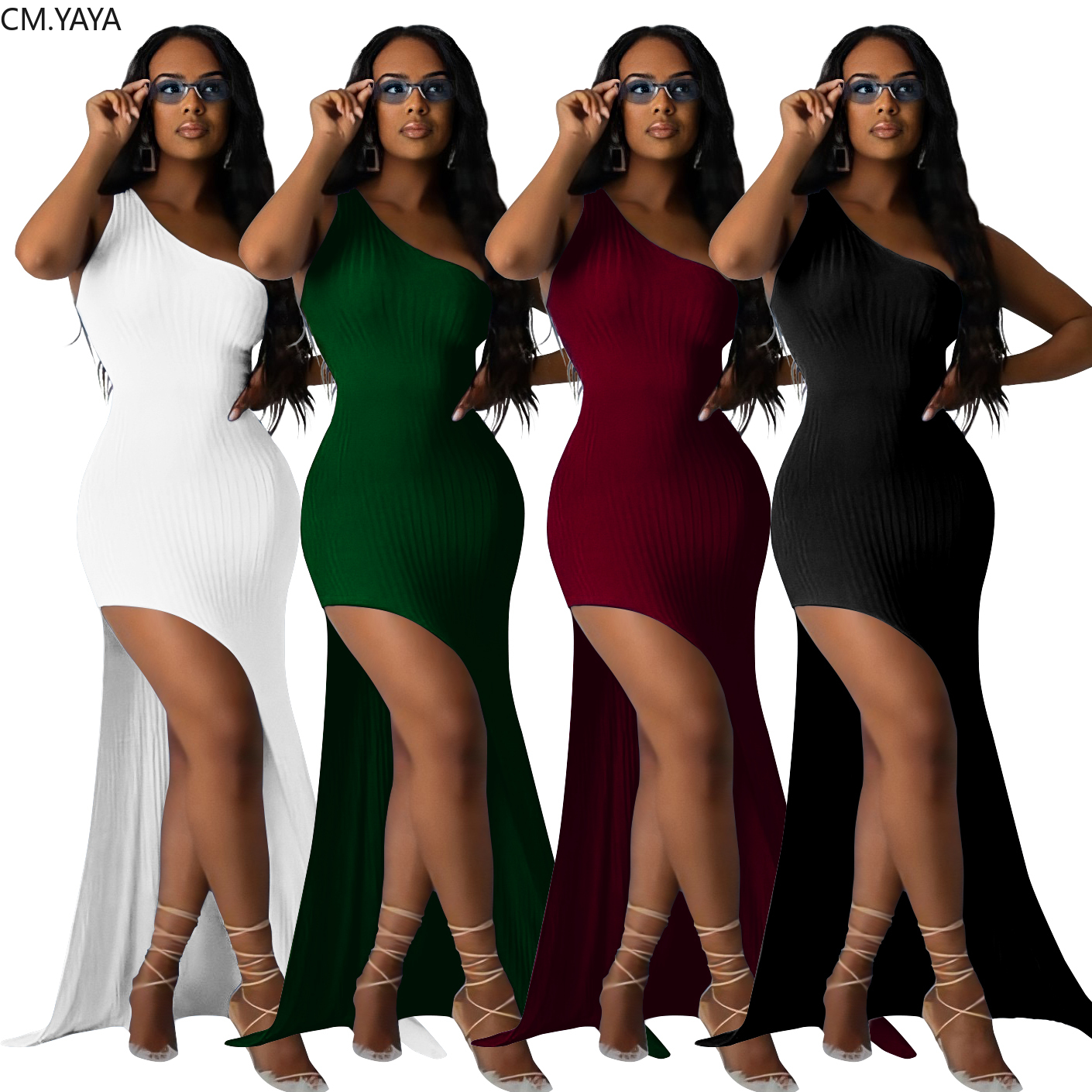 Women Long Dress Strapless Open Fork Women's Bodycon Night Club Party Beach Bandage Street Maxi Dresses Vestidos 9494, Black
Women Long Dress Strapless Open Fork Women's Bodycon Night Club Party Beach Bandage Street Maxi Dresses Vestidos 9494, Black