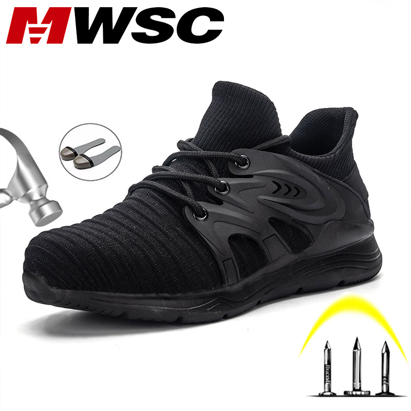 MWSC S3 Men Safety Work Shoes Steel Toe Cap Work Shoes Anti-smashing Construction Boots Working Indestructible Safety Sneakers, 911black
MWSC S3 Men Safety Work Shoes Steel Toe Cap Work Shoes Anti-smashing Construction Boots Working Indestructible Safety Sneakers, 911black