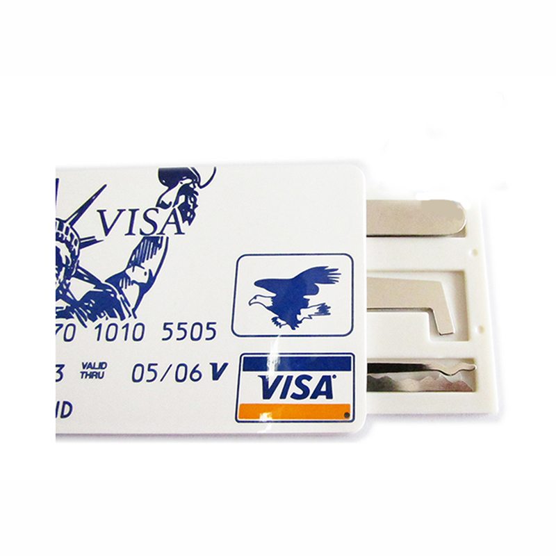 Hot New 5 in 1 Locksmith Brand New JAMES BOND Credit Card Pick Car Lock Tool Lock pick set
Hot New 5 in 1 Locksmith Brand New JAMES BOND Credit Card Pick Car Lock Tool Lock pick set