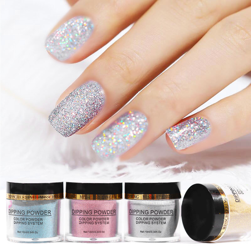 1 Box Holographic Dipping Powders Gradient French Nail Glitter Dust Charm Nail Art Decorations Natural Dry DIY Manicure Pigments, Silver;gold
1 Box Holographic Dipping Powders Gradient French Nail Glitter Dust Charm Nail Art Decorations Natural Dry DIY Manicure Pigments, Silver;gold