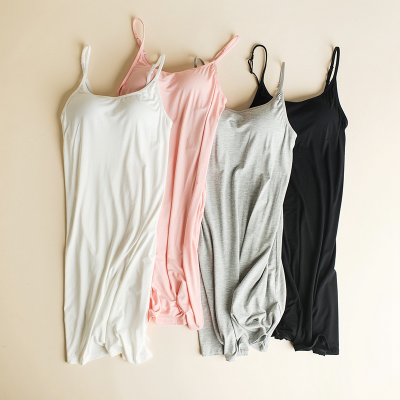 2019 Sexy Spaghetti strap Nightgown O neck camisole comfortable Home clothes casual nightdress with Chest Pad Sleepdress, Black
2019 Sexy Spaghetti strap Nightgown O neck camisole comfortable Home clothes casual nightdress with Chest Pad Sleepdress, Black