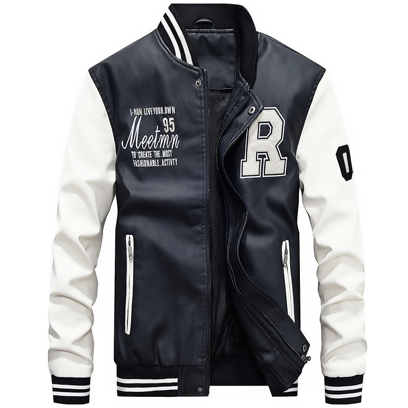 MORUANCLE Mens Leather Varsity Baseball Jackets College Letterman Jacket Outerwear Fleece Lined Coat With Embroidery Size -4XL, Blue
MORUANCLE Mens Leather Varsity Baseball Jackets College Letterman Jacket Outerwear Fleece Lined Coat With Embroidery Size -4XL, Blue