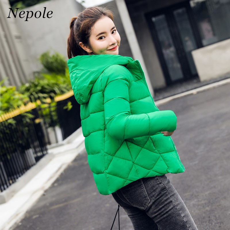Neploe Hooded Solid Warm Winter Cotton Coat Casual Slim Women Winter Jacket 2019 New Auttum Fashion Pockets Women Parkas 68664, Green cotton coat
Neploe Hooded Solid Warm Winter Cotton Coat Casual Slim Women Winter Jacket 2019 New Auttum Fashion Pockets Women Parkas 68664, Green cotton coat