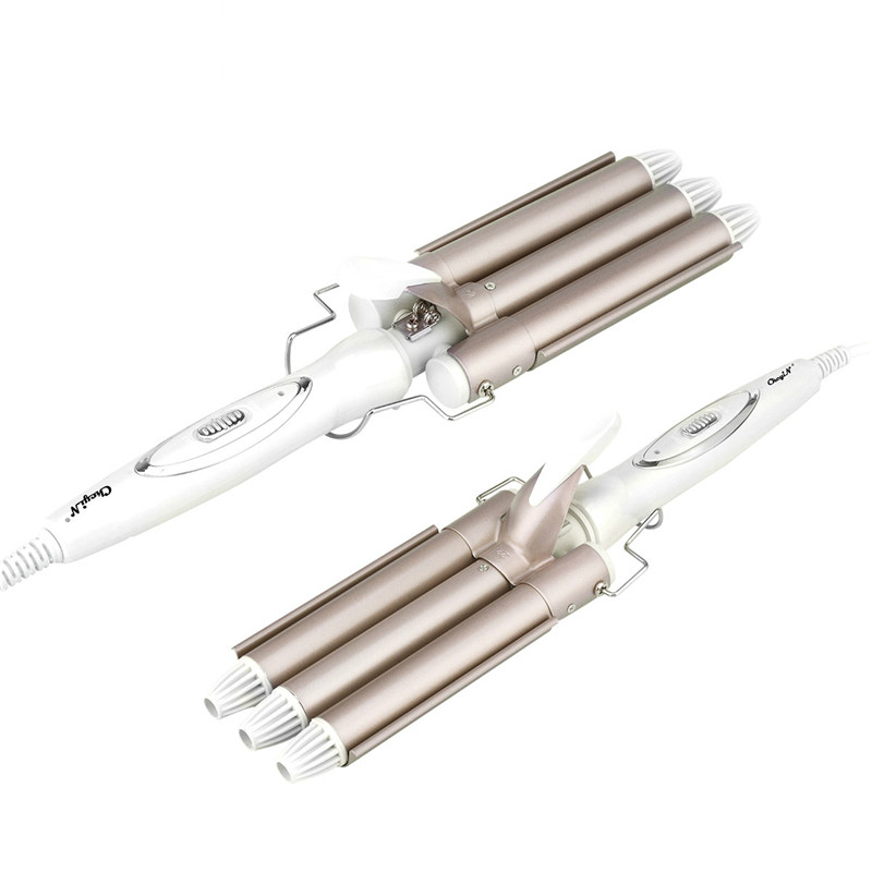 High Quality Professional 110-220V Hair Curling Iron Ceramic Triple Barrel Hair Waver Styling Tools Hair Styler
High Quality Professional 110-220V Hair Curling Iron Ceramic Triple Barrel Hair Waver Styling Tools Hair Styler